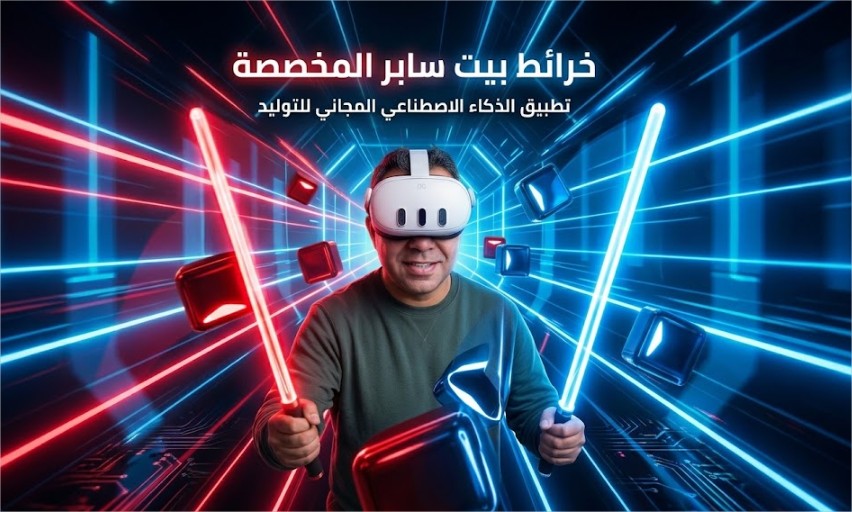 أفضل تطبيق مجاني لتحويل الأغاني إلى خرائط Beat Saber بالذكاء الاصطناعي