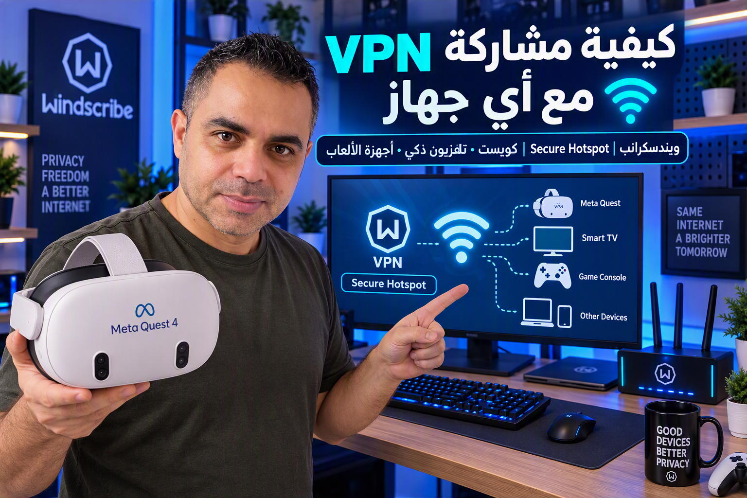 Secure Hotspot من Windscribe: حل مشكلة الأجهزة التي لا يمكنها تثبيت VPN